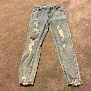 Tinseltown jeans. Distressed. Size 1